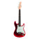 EKO Music S-100 3/4 Guitare lectrique Stratocaster 6 cordes Rouge/Blanc