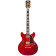 Excel Mini DC Trans Cherry guitare électrique + étui