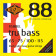 RS88EL Tru Bass 88 Black Nylon Flatwound Extra Long 65/115