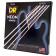 DR Strings NEON 45-105 Jeu de Cordes pour Guitare Basse Blanc