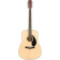 Fender CD-60S Dreadnought Guitare Acoustique, Touche en Noyer, Naturel, Inclus des Cours Virtuels Gratuits sur Fender Play