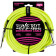 EEB 6080 - Câble instrument gaine tissée - 3 mètres, jaune fluo