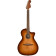Fender Newporter Guitare lectro-acoustique classique avec housse de transport Cognac vieilli