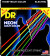 DR NMCE10PACK - Pack de 2 jeux de cordes guitare lectrique Neon multicolore - Mdium 10-46