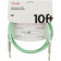 Original instrument cable, straight, 10ft - surf green