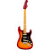 American Ultra Luxe Stratocaster MN Plasma Red Burst - Guitare Électrique