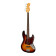 American Professional II Jazz Bass Fretless RW 3-Color Sunburst