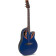 CE44P-8TQ Celebrity Elite Exotic Blue Transparent Quilt guitare électro-acoustique folk