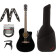 CD-60SCE Black guitare folk électro-acoustique + housse + accessoires