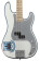 FENDER 0141032305 Steve Harris Precision Bass touche en rable pour guitare lectrique  Olympiques Blanc