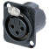 Neutrik NC3FD-LX-B Cble de Connexion XLR Noir