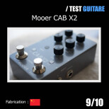 Mooer propose avec la CAB X2 une pédale de fabri­ca­tion solide, dans un format très…