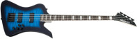 JS Series Kelly Bird Bass JS3Q Transparent Blue Burst