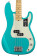 American Professional II Precision Bass MN Miami Blue