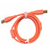 Chroma Cable USB 1,5 m néon orange (droit)