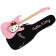 Limited Edition 50th Anniversary Hello Kitty Stratocaster MN Pink + Housse