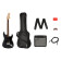 Affinity Stratocaster HSS Pack Laurel Charcoal Frost Metallic + Gig Bag + Ampli Frontman 15G