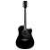 PF15ECE-BK Black guitare électro-acoustique folk