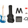 Affinity Series Stratocaster HSS Pack MN Lake Placid Blue kit débutant guitare électrique