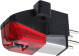 Audio-Technica ATXP5 DJ Cartridge with Elliptical Bonded Stylus 1/2" Mount (Black/Red)