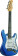 EKO - S-100 3/4 METALLIC BLUE, guitare lectrique mesure rduite chelle 3/4, couleur mtal bleu