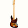 American Professional II Jazz Bass 3-Tone Sunburst MN basse électrique avec étui
