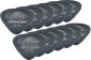 Dunlop mdiators Pitch Black Standard Tortex 073 (12 pices)