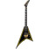 MJ Series Rhoads RR24MG EB Black with Yellow Pinstripes guitare électrique avec étui Foam core