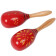 MRW-26 maracas en bois rouge