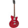 REVO Series Supreme Cherry Red basse semi-hollow body