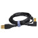 DJTT USB Chroma Câble Black 1,5 m, fiche coudée - Câble pour DJ