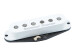 Alnico II Pro Flat - Pickup pour guitare électrique Stratocaster - manche, pont, milieu - blanc