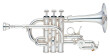 YTR 9825 Trompette Piccolo Sib/La, Série Custom