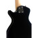 Stagg Guitare lectrique srie Silveray - Modle spcial avec corps en acajou massif, noir