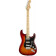 MEXICAN PLAYER STRATOCASTER PLUS TOP MN AGED CHERRY BURST