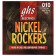 Cordes de guitare électrique,10-46,Nickel Rockers Rollerwound - Cordes pour Guitare Électrique