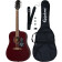 Starling Acoustic Guitar Player Pack Wine Red guitare folk acoustique