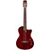 Fusion Stage Guitar Garnet Gloss guitare classique électro-acoustique avec housse