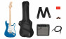 Affinity Stratocaster HSS Pack, Lake Placid Blue - Frontman 15G