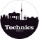 LP Slipmat Technics ””berlin”” Black/white