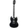 SG Prophecy Aged Jet Black Metallic guitare électrique avec housse premium