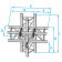 X30D structure truss triangulaire raccord pentagonal verticale