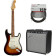Player Stratocaster Sunburst PF + ampli et câble instrument