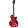 Starplayer TV Red Sparkle guitare semi-hollow body avec étui