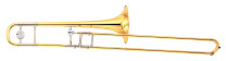 YSL 610 Trombone Ténor Simple, Grosse perce, Verni