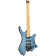 Boden Standard NX 6 Tremolo Blue guitare électrique sans tête avec housse standard