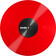 SCV-PS-RED-SG Standard Colors 12"" Single Red vinyle de contrôle rouge