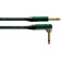 Cable Guitare Jack  Droit /Coudé 6 M Vert