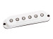 Hot - Pickup pour guitare électrique Stratocaster - pont - bobine simple passive - blanc