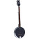 Raven Series OBJE250OP-SBK banjo dos ouvert avec housse